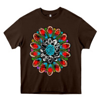 Chocolate Brown christmas gemstone Heavy Core Tee - RanaPortraitStore