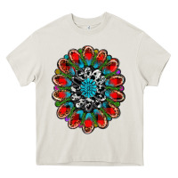Cream christmas gemstone Heavy Core Tee - RanaPortraitStore