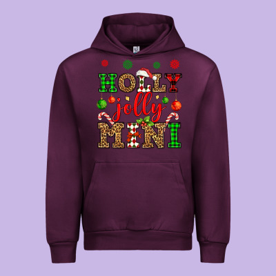 Holly Jolly Mini Urban Hoodie Designed By Oliviacreatesart