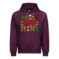Mauve Wine holly jolly mini Urban Hoodie - OliviaCreatesArt