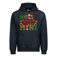 Navy holly jolly mini Urban Hoodie - OliviaCreatesArt
