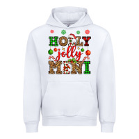 White holly jolly mini Urban Hoodie - OliviaCreatesArt