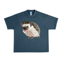 Midnight Navy Hedgehog Illustrations Urban Heavy Tee - LillyAllenDesigns
