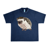 Navy Hedgehog Illustrations Urban Heavy Tee - LillyAllenDesigns