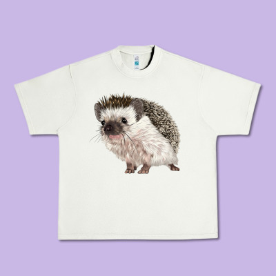 Hedgehog Illustrations Urban Heavy Tee Designed By Lillyallendesigns
