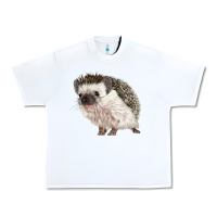 White Hedgehog Illustrations Urban Heavy Tee - LillyAllenDesigns