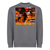 Storm firefighter thin red lin Heavyweight Sweatshirt - LillyAllenDesigns