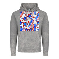 Cloud Rock 4th of july flip flops seamless pattern Vintage Hoodie - BundleAndBundleShop