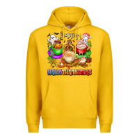 Lemon happy hallothanksmas coffee cups with ghost turkey Premium Hoodie - texasbilliewilder
