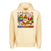 Pina Colada happy hallothanksmas coffee cups with ghost turkey Premium Hoodie - texasbilliewilder
