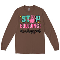 Chestnut stop bullying kindness is cool Long Sleeve Tee - MaliasSmallBusiness