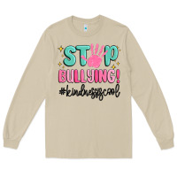 Mushroom stop bullying kindness is cool Long Sleeve Tee - MaliasSmallBusiness