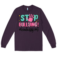Plum stop bullying kindness is cool Long Sleeve Tee - MaliasSmallBusiness