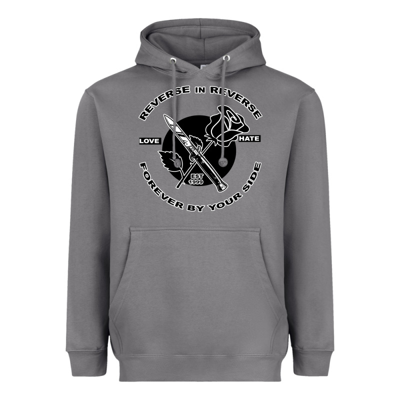 Reverse ın Reverse Love Hate Forever By Your Sıde Heavyweight Hoodie by Bettercallsaul | Teevron