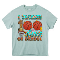 Arona i tackled 100 days of school basketball Heavy Core Tee - Zillion Design Studio