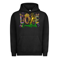 Pigment Black love crawfish mardi gras olivia Urban Hoodie - OliviaCreatesArt