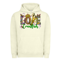Pigment Pistachio love crawfish mardi gras olivia Urban Hoodie - OliviaCreatesArt