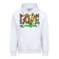 White love crawfish mardi gras olivia Urban Hoodie - OliviaCreatesArt
