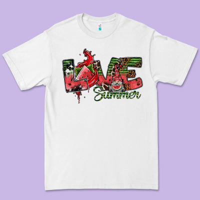 Love Summer Premium Tee Designed By Sublimationcraftshop
