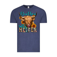 Vintage Denim don't be a salty heifer long haired cow Vintage Tee - Jasminsmagicworld