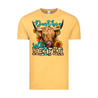 Vintage Mustard don't be a salty heifer long haired cow Vintage Tee - Jasminsmagicworld