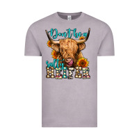 Don't Be A Salty Heifer Long Haired Cow Vintage Tee | Teevron