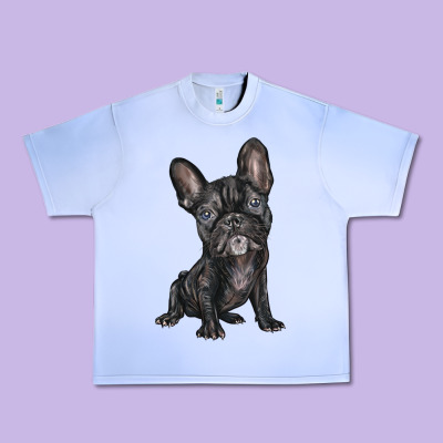 French Bulldog Urban Heavy Tee Designed By Barkaloodesign