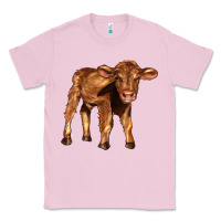 Bubblegum Pink red angus calf Classic Tee - LillyAllenDesigns