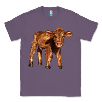 Lavender red angus calf Classic Tee - LillyAllenDesigns
