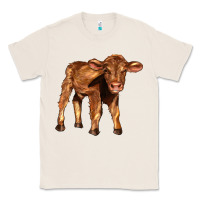 Natural red angus calf Classic Tee - LillyAllenDesigns