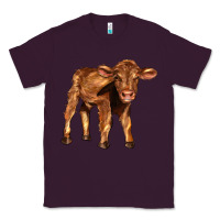 Plum red angus calf Classic Tee - LillyAllenDesigns