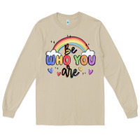 Mushroom be who you are Long Sleeve Tee - MaliasSmallBusiness