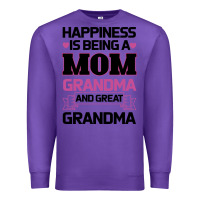 Purple Mom Grandma Premium Sweatshirt - Bettercallsaul