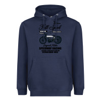 Navy Speedway Racing Full Speed Pin Heavyweight Hoodie - Bettercallsaul
