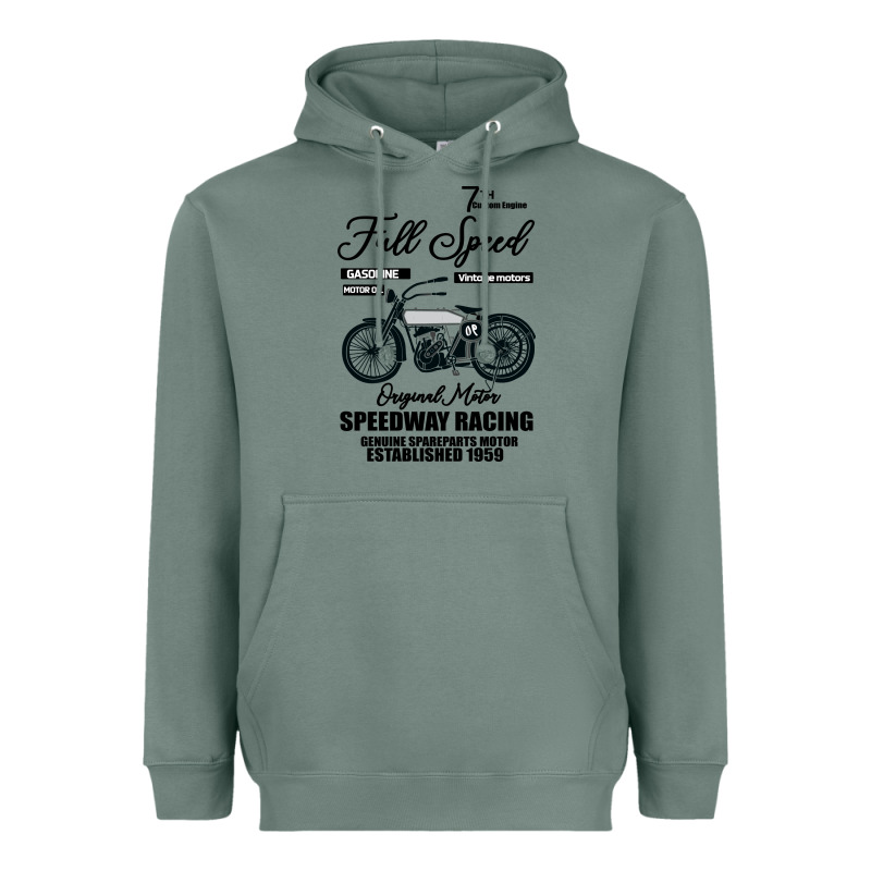 Speedway Racing Full Speed Pin Heavyweight Hoodie by Bettercallsaul | Teevron