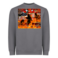 Storm Western Firefighters With Thin Red Line Heavyweight Sweatshirt - LillyAllenDesigns