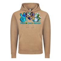 Vintage Coffee peace love winter ado Vintage Hoodie - AdoDesignShop