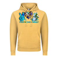 Vintage Mustard peace love winter ado Vintage Hoodie - AdoDesignShop