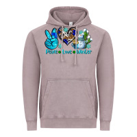 Vintage Zinc peace love winter ado Vintage Hoodie - AdoDesignShop