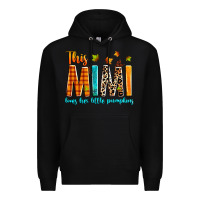 Black This mimi loves her little pumpkins Premium Hoodie - texasbilliewilder