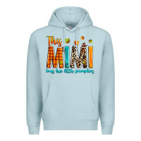 Blue Mist This mimi loves her little pumpkins Premium Hoodie - texasbilliewilder