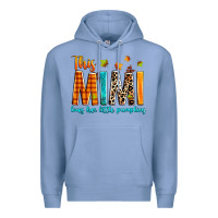 Colony Blue This mimi loves her little pumpkins Premium Hoodie - texasbilliewilder