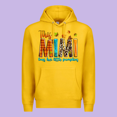This Mimi Loves Her Little Pumpkins Premium Hoodie Designed By Texasbilliewilder