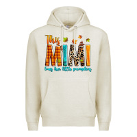 Oatmeal Heather This mimi loves her little pumpkins Premium Hoodie - texasbilliewilder