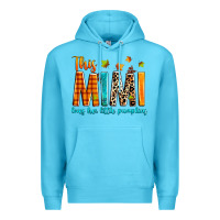 Ocean Blue This mimi loves her little pumpkins Premium Hoodie - texasbilliewilder
