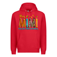 Red This mimi loves her little pumpkins Premium Hoodie - texasbilliewilder