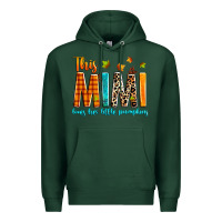 Sports Green This mimi loves her little pumpkins Premium Hoodie - texasbilliewilder