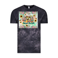 Cloud Black god is my refugee and strength Vintage Tee - NancyCooperArtShop