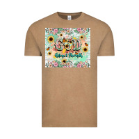 Vintage Coffee god is my refugee and strength Vintage Tee - NancyCooperArtShop