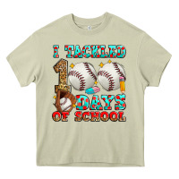 Mossy i tackled 100 days of school baseball Heavy Core Tee - Zillion Design Studio